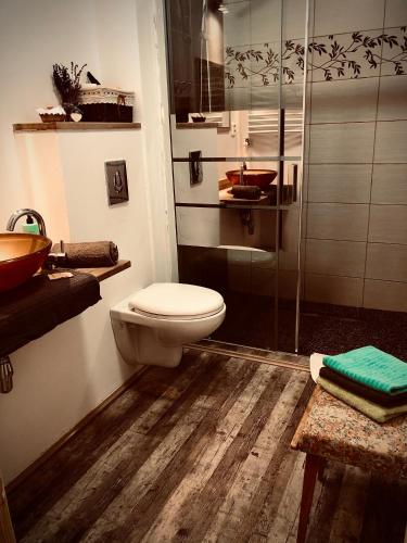 Un baño de Apartmány Kunc