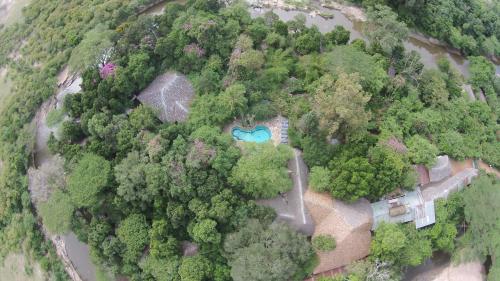 Vista aerea di Fig Tree Camp - Maasai Mara