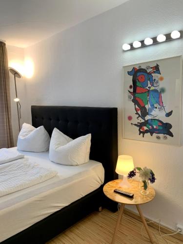 Postel nebo postele na pokoji v ubytování Hotel Reutiner Hof