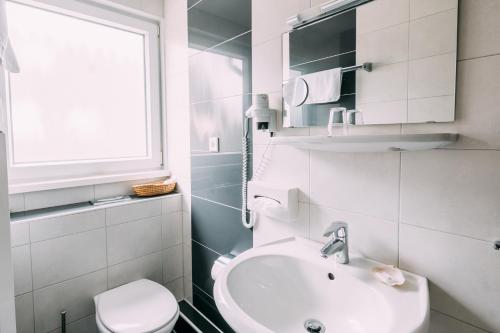 Koupelna v ubytování Hotel Brandaris