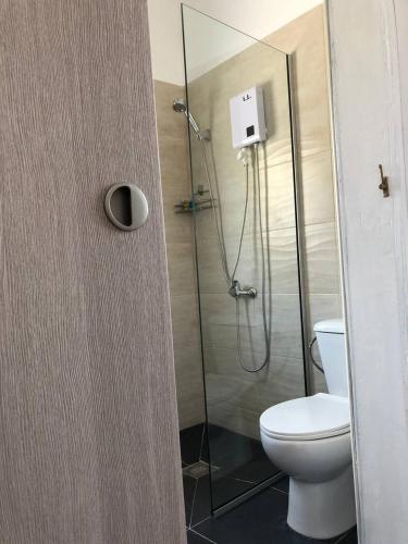 Koupelna v ubytování Katsikantaris Homes