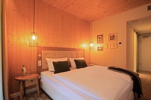 Hotel Heidegrundにあるベッド