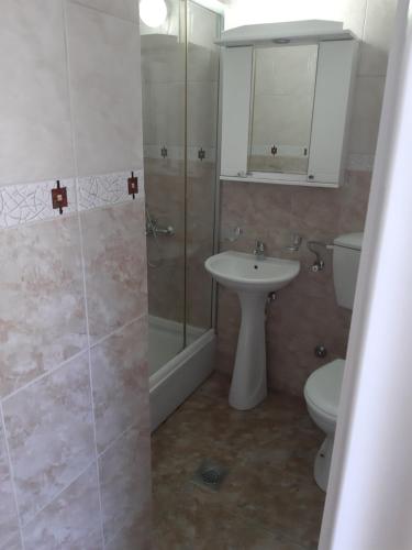 Koupelna v ubytování Guest house Perović