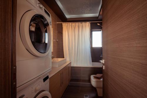 A bathroom at Harmony Deluxe Villa With Sea Mountain View