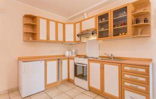 Dapur atau dapur kecil di Apartmani Andreas