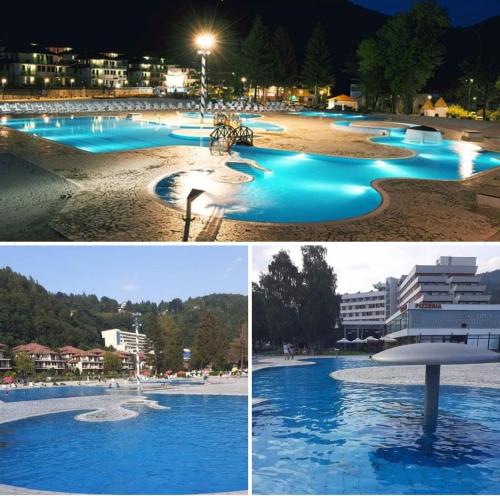 Bazén v ubytování Relax Apartman sa garažom nebo v jeho okolí