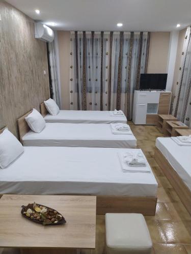 Postel nebo postele na pokoji v ubytování Каламанди