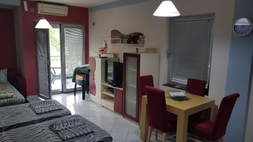 Posezení v ubytování Apartmans Teodora, Star Dojran