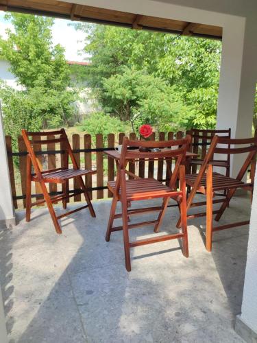 Μπαλκόνι ή βεράντα στο Vila Bianca Srebrno jezero