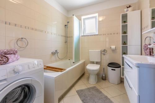 Et badeværelse på Villa Marta