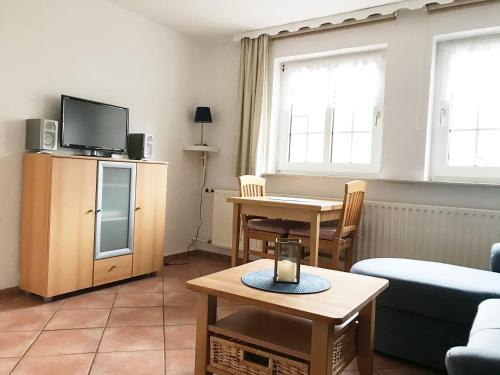 Kuchyň nebo kuchyňský kout v ubytování Haus Frisia Bungalow Frisia 1