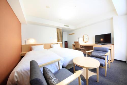 Televisyen dan/atau pusat hiburan di Richmond Hotel Hakata Ekimae