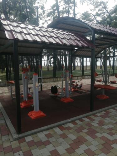 Kobuleti Rezidens Studio apartament Giorgiにある庭