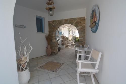 Χώρος καθιστικού στο ThalaSEA - village Antiparos