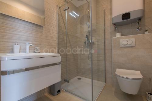 Koupelna v ubytování Seaview Penthouse Milano