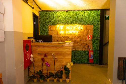 El vestíbulo o zona de recepción de I'm Hostel Leblon Rio de Janeiro