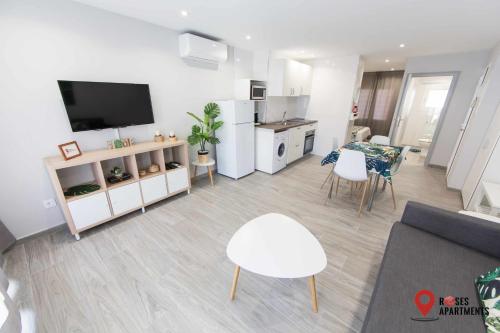 Roses Apartments Tropical Loft vista mar lateral