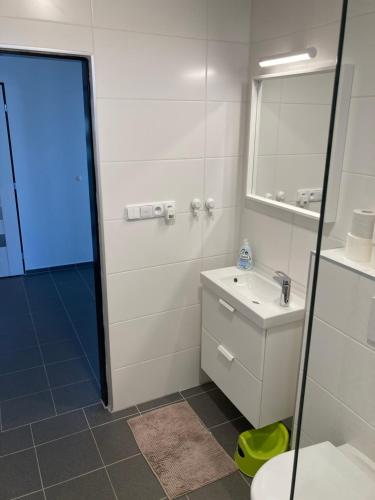 Koupelna v ubytování Apartmán MAAY