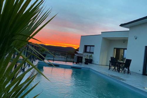 Villa avec vue panoramique sur les Cévennes