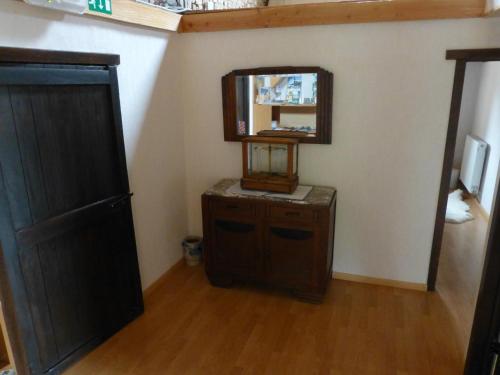 A television and/or entertainment centre at B&B Haere Mai