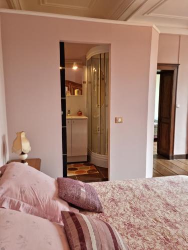 Ένα ή περισσότερα κρεβάτια σε δωμάτιο στο Chambre d'hôte Daugé
