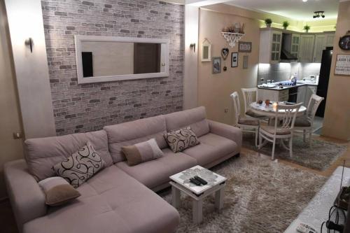 Posezení v ubytování Lux Apartment Rose