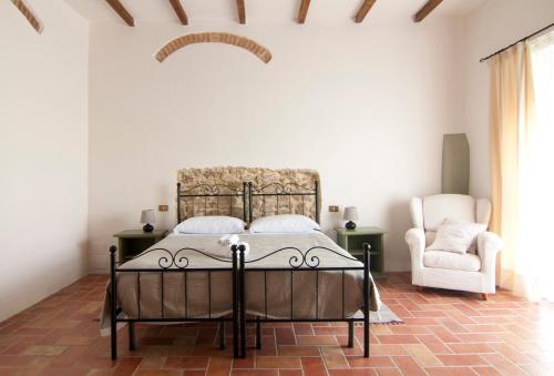 Cama o camas de una habitación en Agriturismo Terenzana