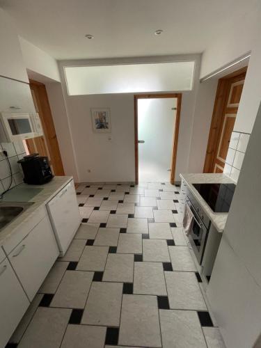 Dapur atau dapur kecil di Gutshaus Pinnow