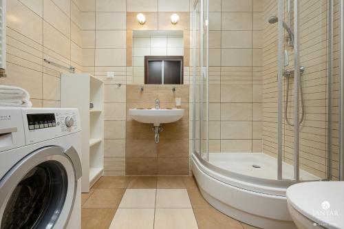 Koupelna v ubytování Jantar Apartamenty - AQUARIUS Apartamenty