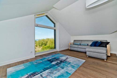 Ruang duduk di BlueApart Apartamenty Na Plaży Jastarnia