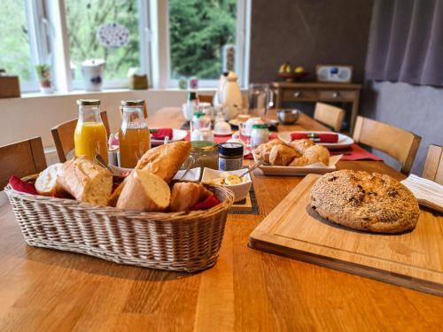 Opciones de desayuno disponibles en Ardenne essentielle