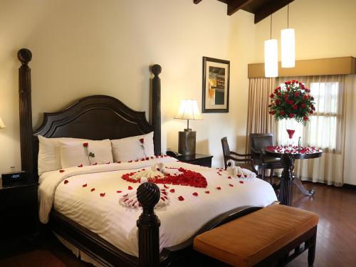 Ένα ή περισσότερα κρεβάτια σε δωμάτιο στο Camino Real Antigua