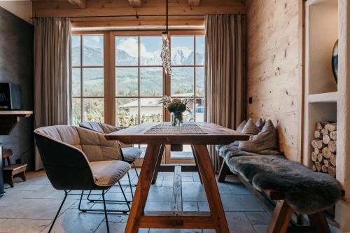 Un lugar para sentarse en Chalet Watzmann
