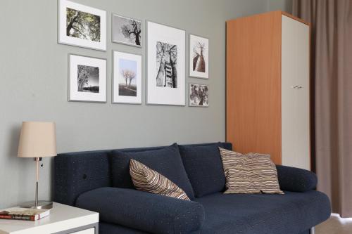 Χώρος καθιστικού στο Vita Apartmanok
