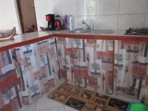 Kuchyň nebo kuchyňský kout v ubytování Bien ventilé