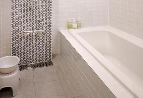 Koupelna v ubytování Yanagawa B&B hatago