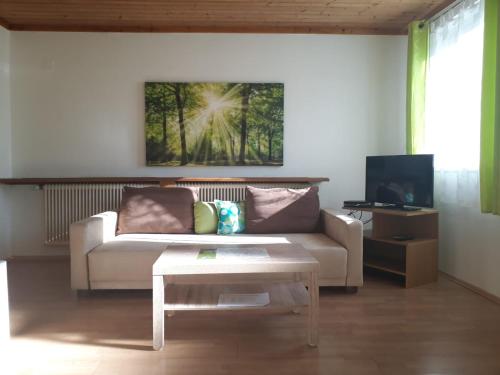 Posezení v ubytování Komfortzimmer Haus Dervaritz