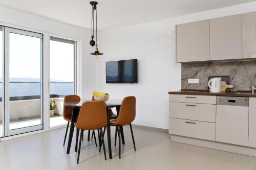 Kuchyň nebo kuchyňský kout v ubytování Residence Visković