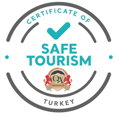 伊斯坦布尔Darussaade Hotel Old City - Sultanahmet的安全旅游证书标志