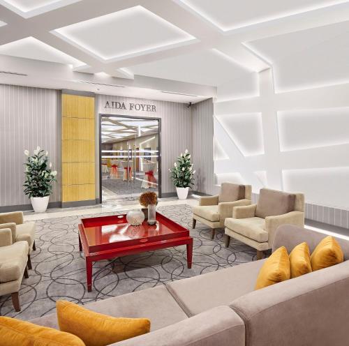Ruang duduk di Ramada Plaza by Wyndham Eskisehir