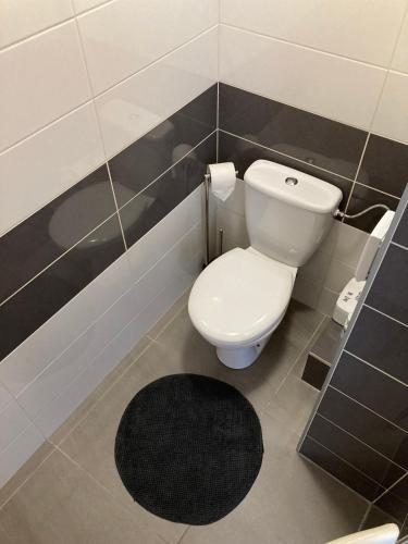 Bilik mandi di Apartman HIGHTATRAS VIEW Centrum Poprad
