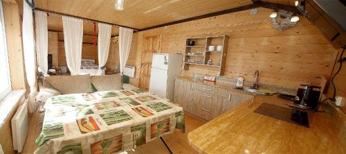Kuchyň nebo kuchyňský kout v ubytování Villa nagori