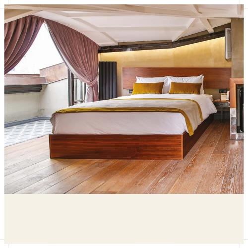 a bedroom with a large bed and a window at Hotel The Public - Special Category in Istanbul