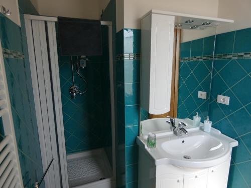 Koupelna v ubytování I Due Melograni Agriresort
