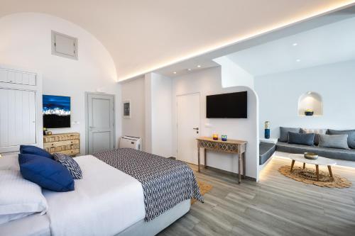 Μια τηλεόραση ή/και κέντρο ψυχαγωγίας στο Siete Mares Luxury Suites