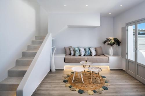Χώρος καθιστικού στο Siete Mares Luxury Suites
