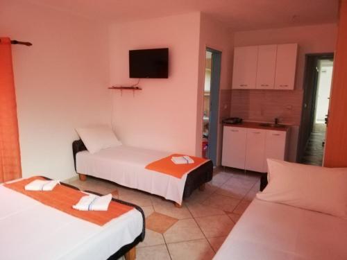 Postel nebo postele na pokoji v ubytování Casa Bianca