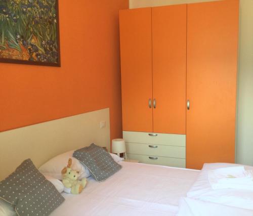 Una cama o camas en una habitación de Residence Oleandro