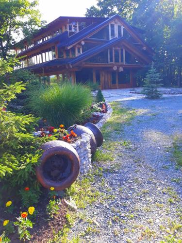 Zahrada ubytování Guest House Mala Prica