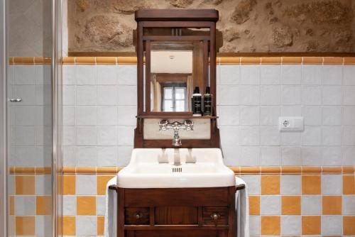 Koupelna v ubytování Pazo de Moreda